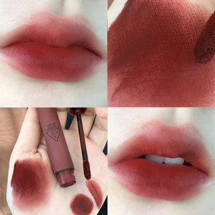 3ce口红丝绒哑光唇釉laydown水雾taupe砖红色秋冬显白女正品 大牌