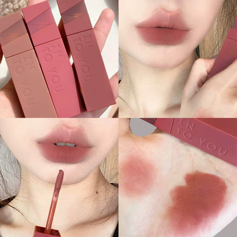 intoyou轻雾印色唇釉tp01裸色系唇泥纯欲自然清透素颜吃土色正品
