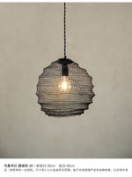 wood: Bird 's nest chandelier \ Balinese style Southeast Asian retro wabi-sabi style homestay designer dining and living room chandelier thumbnail 7
