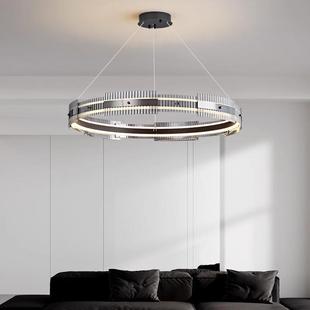 跨境意式极简客厅吊灯高端玻璃设计感后现代简约餐厅卧室中山灯具