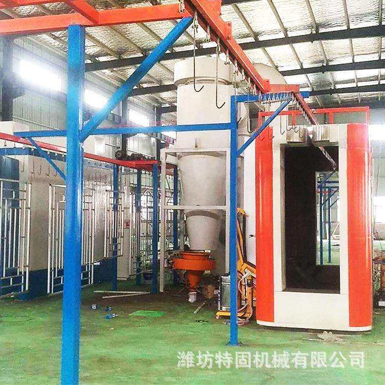 厂家生产铝型材喷涂设备塑料制品工业喷漆设备静电喷粉设备流水线