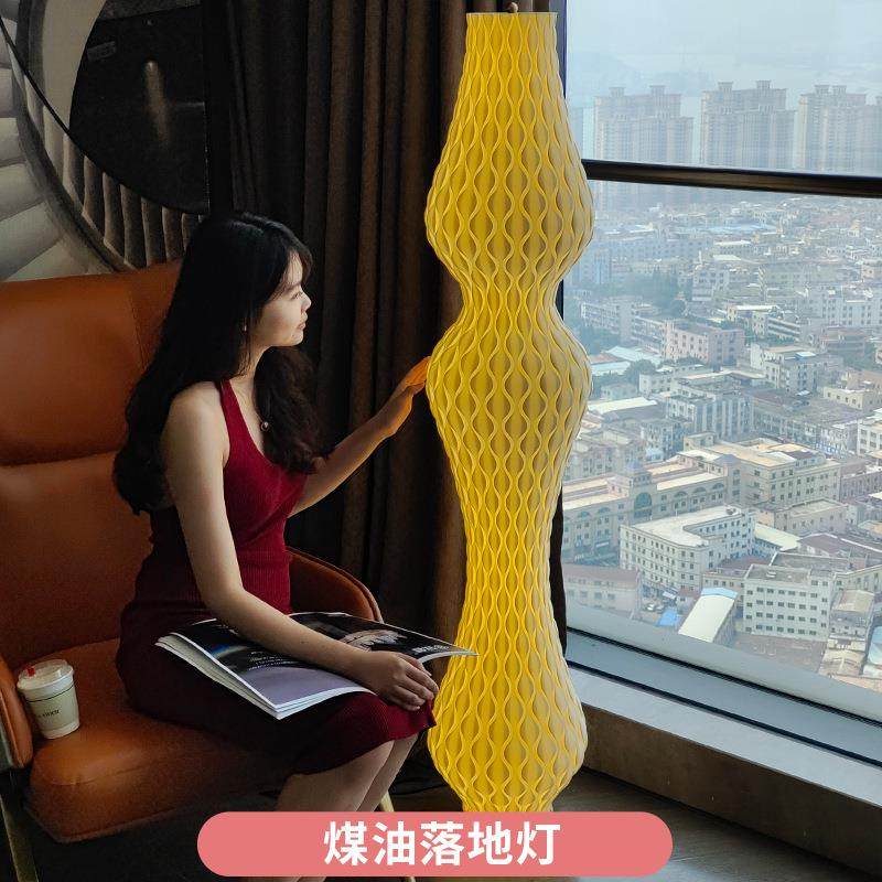 煤油落地灯高级感轻奢设计客厅沙发意式奢华欧式氛围艺术装饰摆件