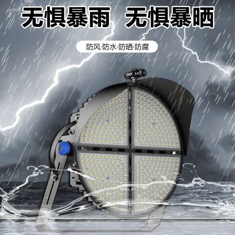 厂家LED圆形球场灯大功率高杆灯工程码头户外防水投光灯220V市电