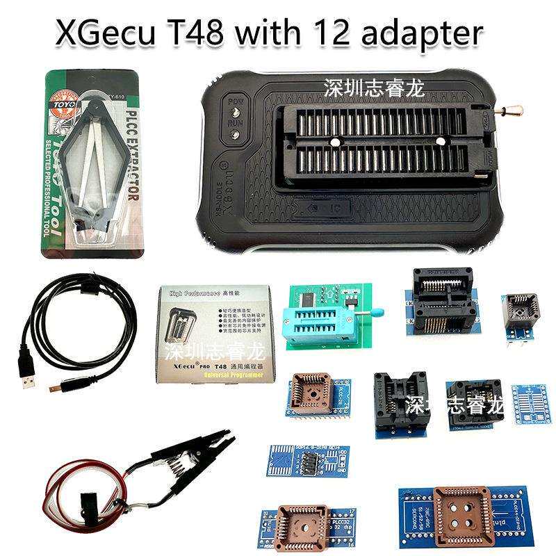 T48 TL866II升级版通用编程器 笔记本汽车 主板EC Bios +12个配件