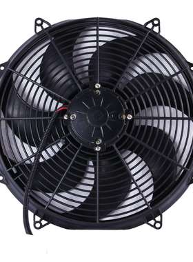 生产散热直流马达风扇风扇冷凝器轴流风扇厂家替换SPAL厚16寸吸风