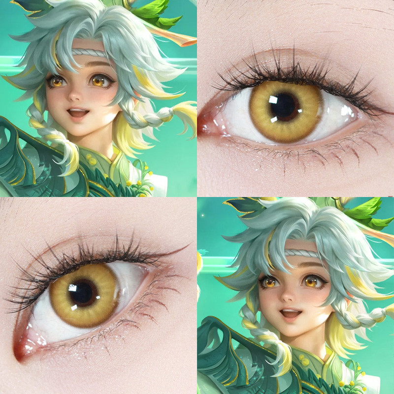桑启鸣野蒿COS美瞳