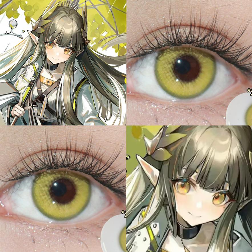 缪尔赛思cos美瞳半年抛径明日方舟大小直径显色隐形眼镜王牌贺ah