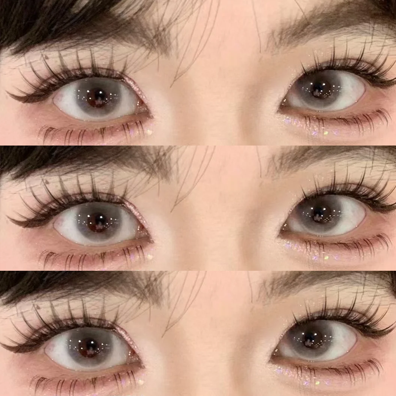 himi美瞳三千梦半年抛小直径灰不溜秋彩色自然隐形眼镜带度数3TB