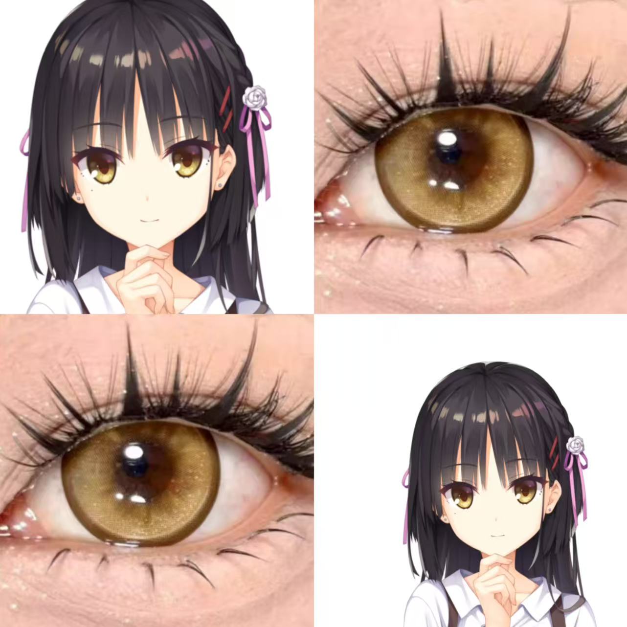 四季夏目cos美瞳星光咖啡馆与死神之蝶枣子姐水水茶晶金色日抛ah