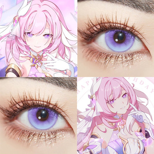 爱莉希雅COS美瞳崩坏三高光月球紫塞梅尔维斯宝生波音格蕾修婷AH