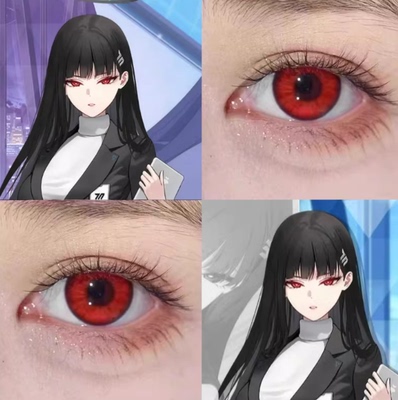 调月莉音美瞳cos蔚蓝档案暴躁番茄暗红权杖宝石猩红傲娇玛丽贺ah