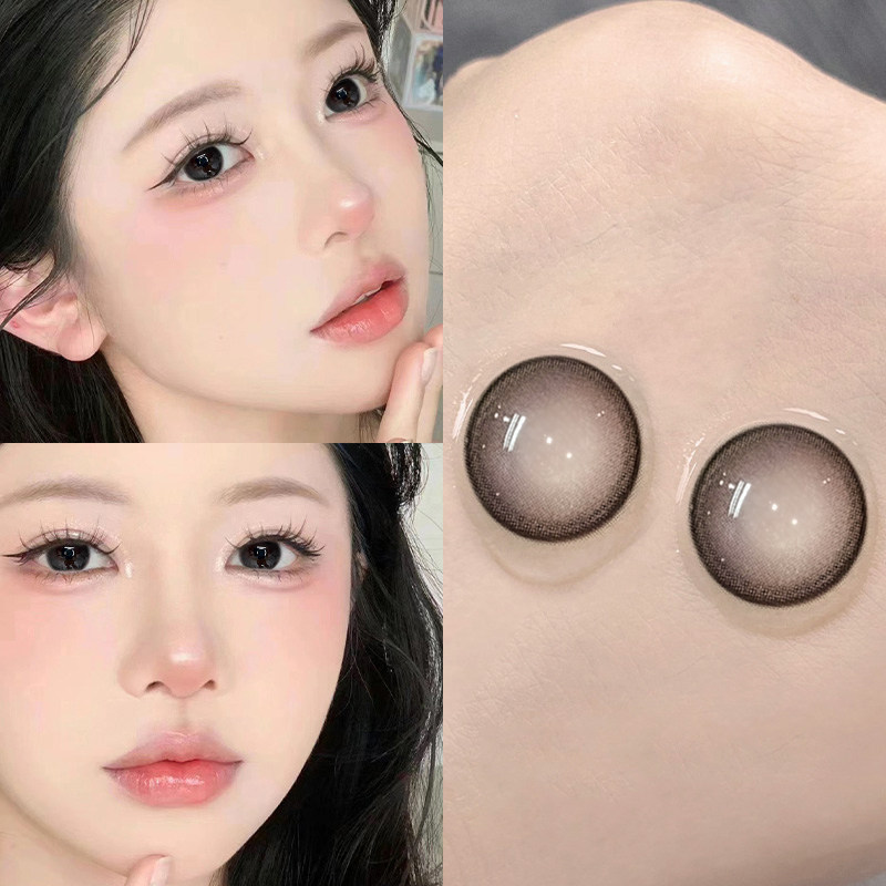 夏黑葡萄美瞳小直径14.2自然款日抛一次性10片装隐形眼镜6tb