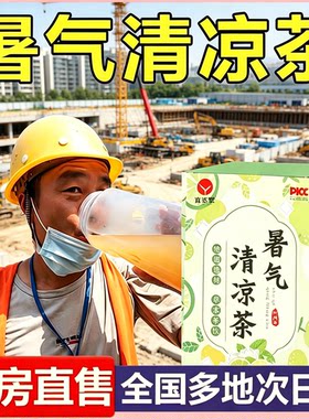 夏季防暑降温茶夏天凉茶清热降火茶暑气清凉茶工地三伏天泡茶1yb
