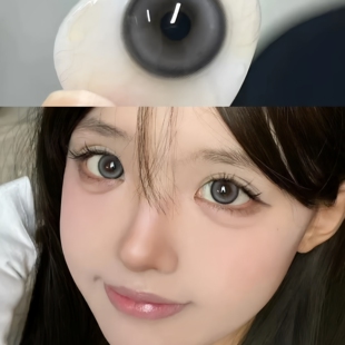 Toastnomi日抛高光奶油灰recolook浓情黑豆纯净水美瞳女正品6st