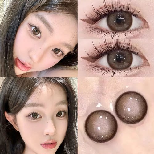 徐璐同款美瞳日抛有点甜小曼谷10片大直径韩系次抛隐形眼镜DST