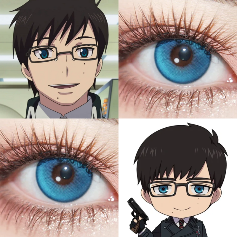 奥村雪男COS美瞳日抛