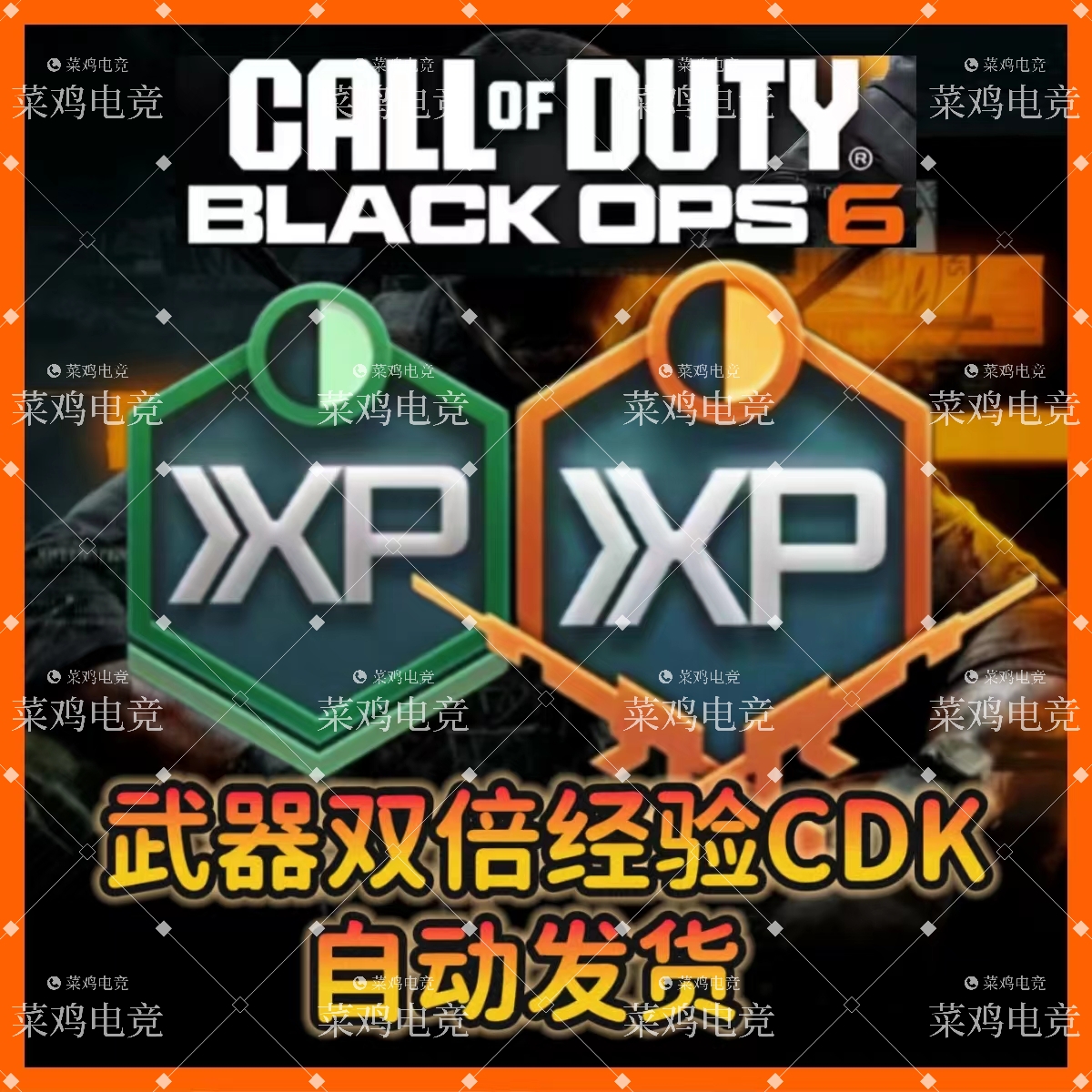 使命召唤21武器双倍经验CDK黑色行动6武器经验卡1小时武器升级CDK