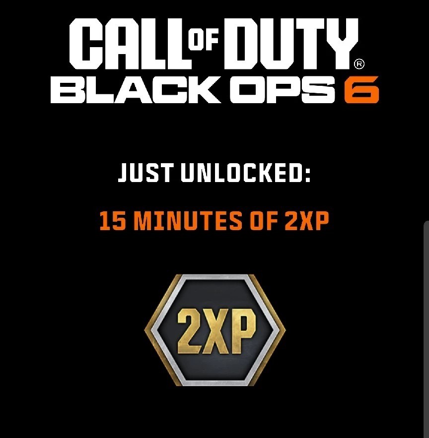 黑色行动6双倍经验卡COD21使命召唤人物等级经验卡15分钟双倍经验