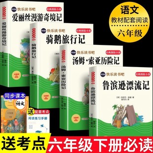 【六年级下册】新快乐读书吧必读课外书人教版鲁滨逊漂流记原著正版