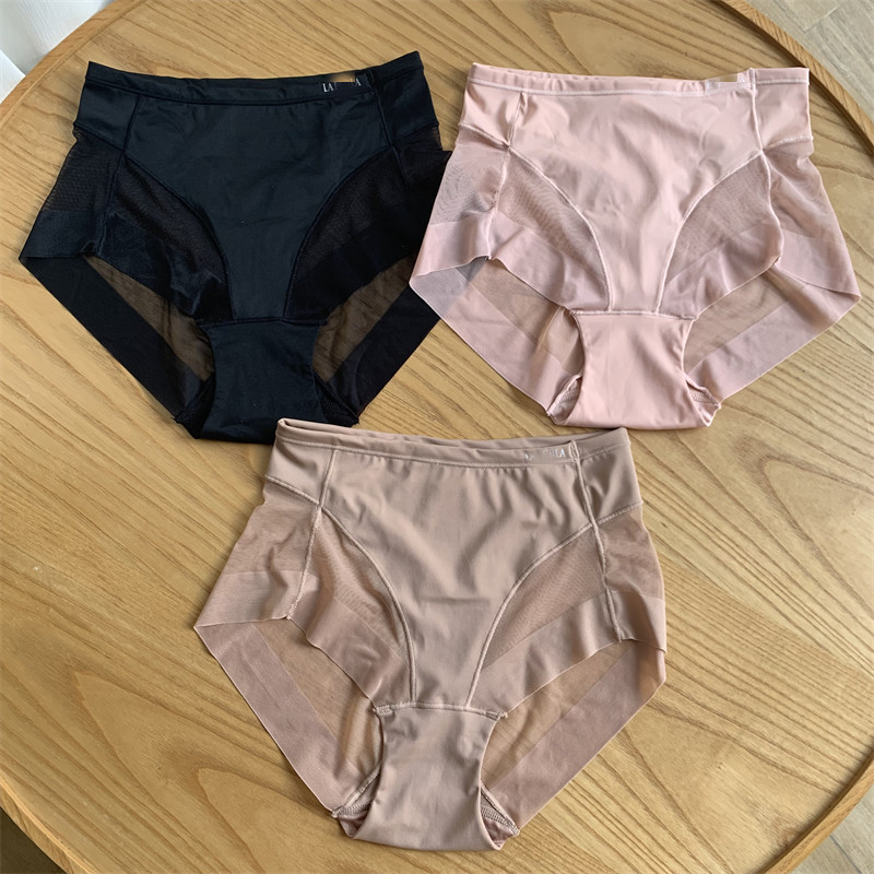 外贸经典贵妇lap高腰收腹女士内裤 无痕提臀无尴尬线三角裤