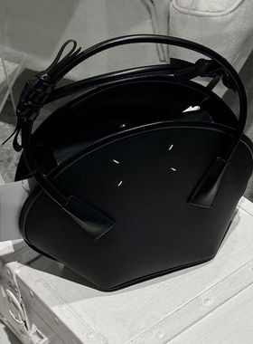 THREE新品网红同款时尚百搭暗黑牛皮车缝线设计凹造型手提单肩包