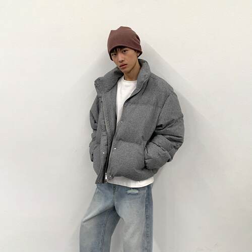 咆哮野兽保暖美式羽绒服