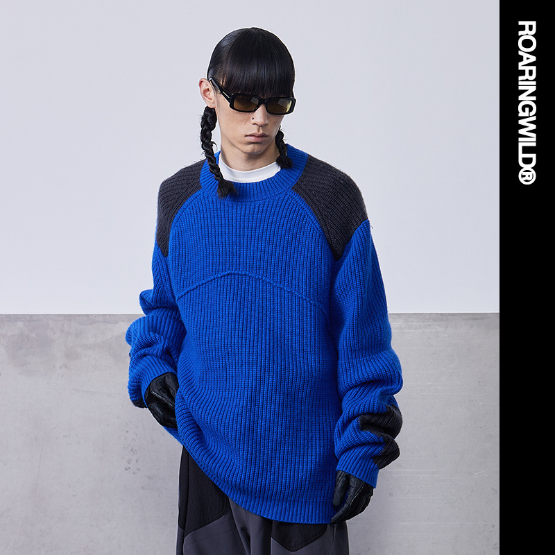 Roaringwild电光蓝毛衣