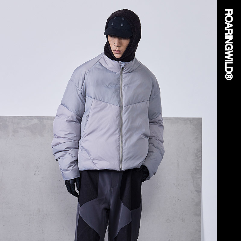 Roaringwild灰色羽绒外套