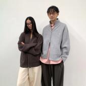 arch 咆哮野兽 roaringwild 半高领保暖开衫 双拉链秋冬毛衣外套