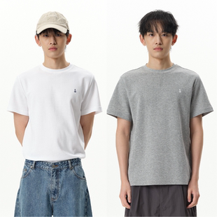 T恤男款 arch 纯色正肩休闲圆领基础短袖 咆哮野兽 roaringwild