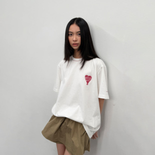 咆哮野兽 arch 白色印花基础款 上衣美式 t恤男 roaringwild 短袖