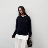 上衣刺绣徽标针织衫 roaringwild 男 咆哮野兽 藏蓝色基础款 arch