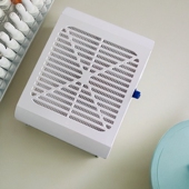 美甲充电吸尘器日式 滤网集尘器指甲粉尘机静音两档调速可蓄电插电