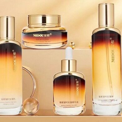 蜜都密都凝时抗皱护肤套盒四件套水乳精华面霜眼霜保湿喷雾