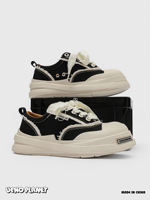The same style of bandage canvas shoes as Yan Haoxiang, summer men's and women's big-headed shoes, versatile thick-soled height-increasing sports and casual board shoes thumbnail 6