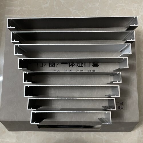 定制极窄边铝合金垭口套整板一体成型门窗套入户门阳台包边