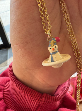 【进柜无压力】中古小雪人项链圣