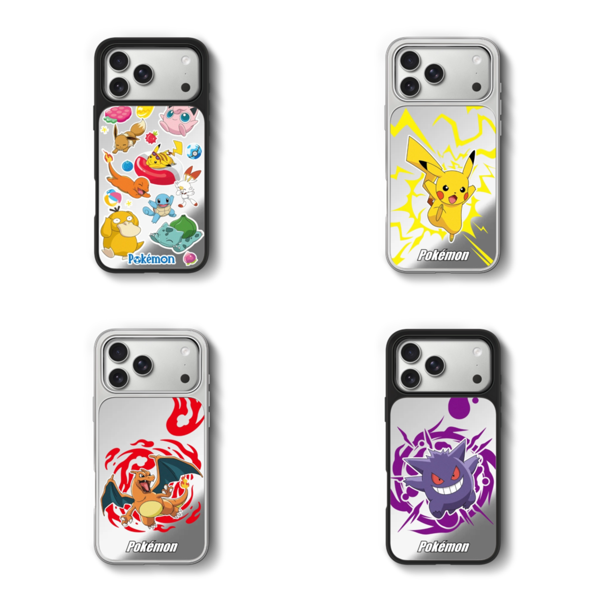 宝可梦比卡丘耿鬼手机壳磁吸Magsfae适用iPhone17promax苹果16/15PM/14plus/13/华为ma