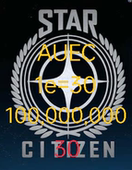 auec 000=30 1e=30 000 拍下秒发 100 星际公民