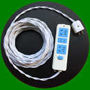 家用电线防水线带插头防冻线双绞线插板线灯头线充电线插排延长线