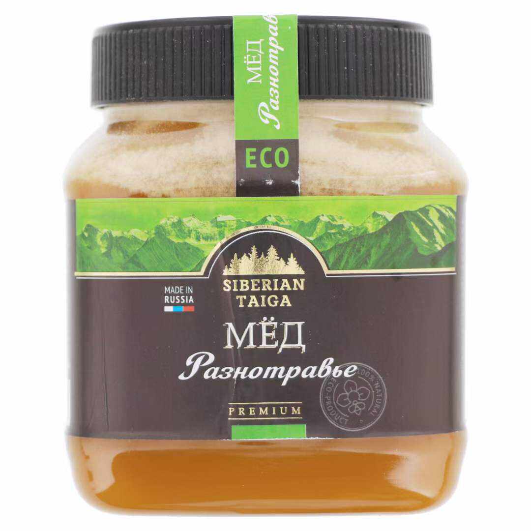 俄罗斯黑蜂蜜进口椴树葵花欧盟品质43度熟蜂蜜