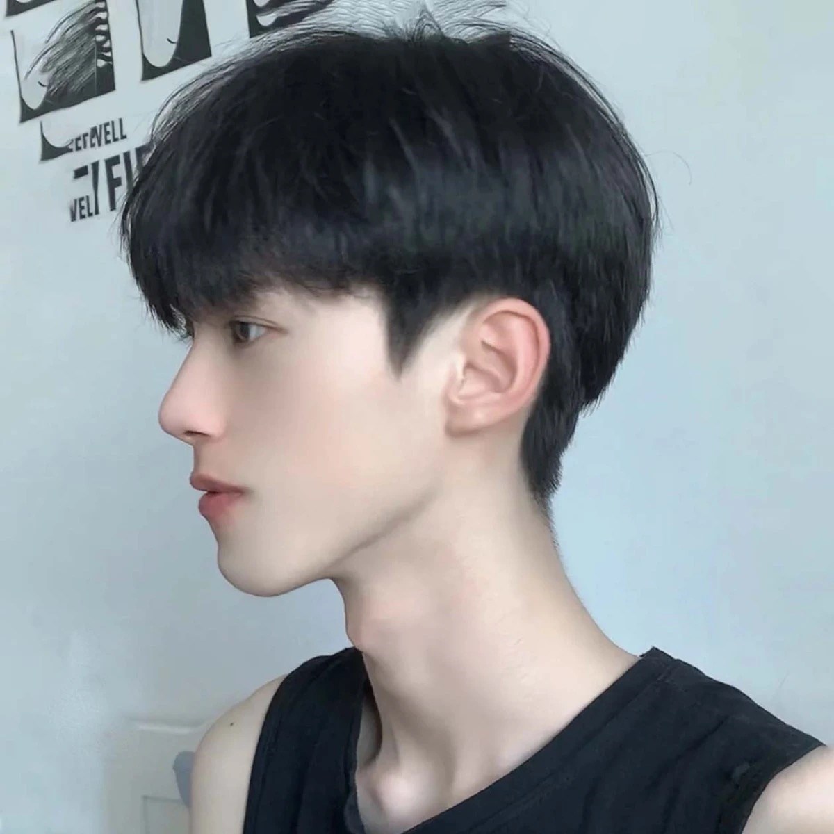 假发男短发网红黑色学生韩版帅气自然逼真蓬松短直发男士全头套式