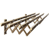 寒婵伸缩晾衣架阳台窗外户外推拉晒衣架折叠晾衣杆室外凉衣架晒架