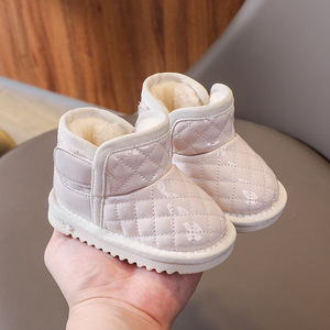 婴儿棉鞋软底防滑加绒保暖