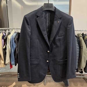 高端羊毛+羊绒！H家秋冬新款男士商务休闲毛呢西服平驳领单西外套