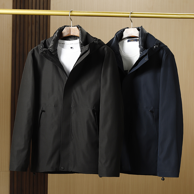 可脱卸内胆常规一衣两穿羽绒服