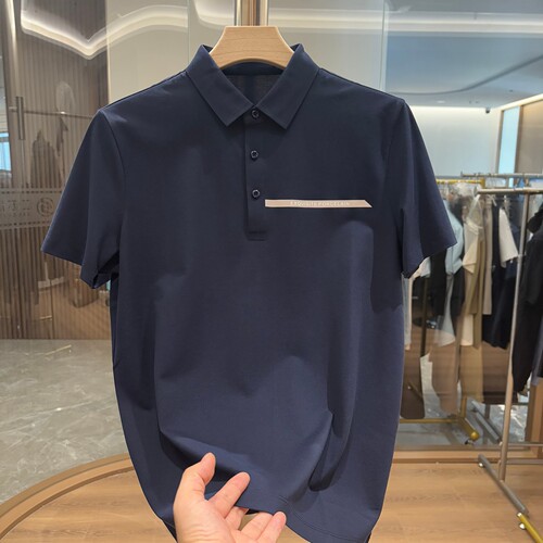 豆家凉爽莱塞尔棉翻领短袖POLO衫