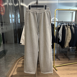 厚款 冬季 男士 复古时尚 商场单 直筒宽松松紧腰休闲卫裤 加绒加厚