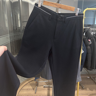 【H家】磨毛面料！秋冬新款男士直筒柔软弹力抗皱商务休闲裤长裤