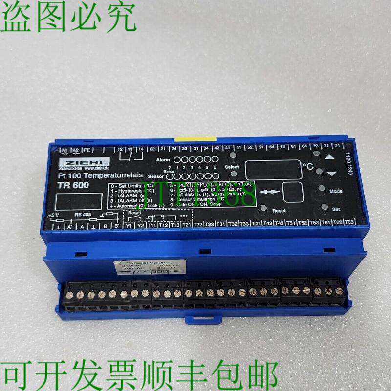 原装供应ZIEHL TR 600 PT100 温度继电器 7XV5662-5AD10/BB 90-24